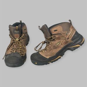 Keen Boots Men's 12 D Braddock Utility Mid 1011242D Steel Toe Work Waterproof